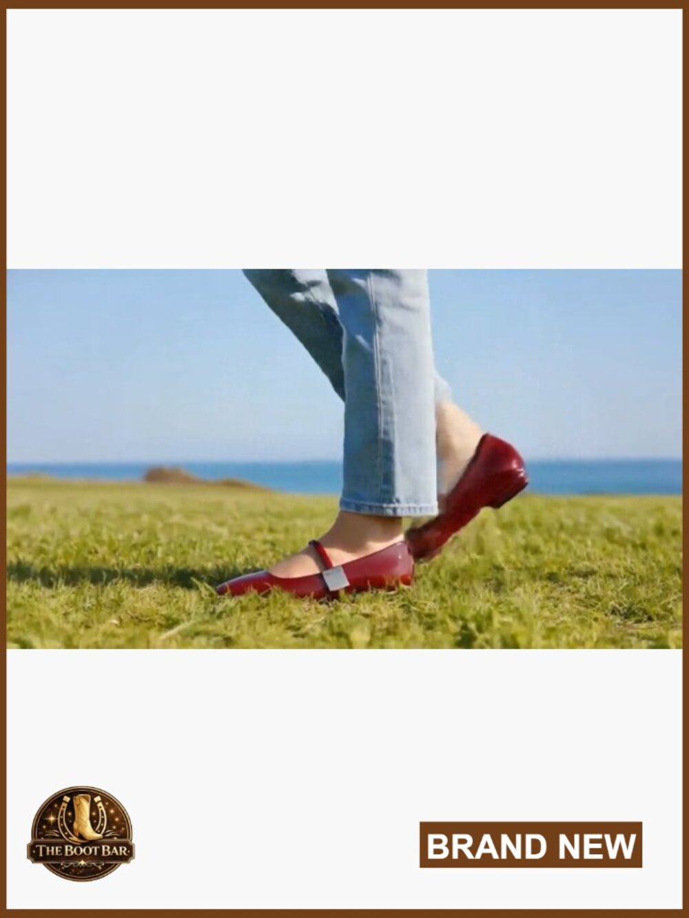 Mary Jane Flats Square Toe Ballet Slip On Comfortable Dress Shoes - Picture 7 of 7